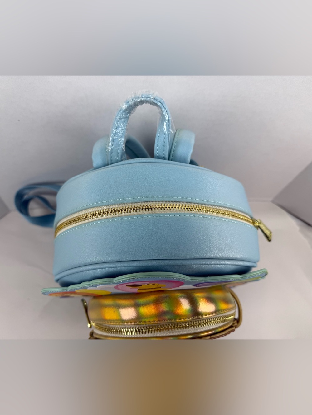 Loungefly Up Exclusive 15th Anniversary Carl & Ellie Cameo Mini Backpack - Picture 9 of 16